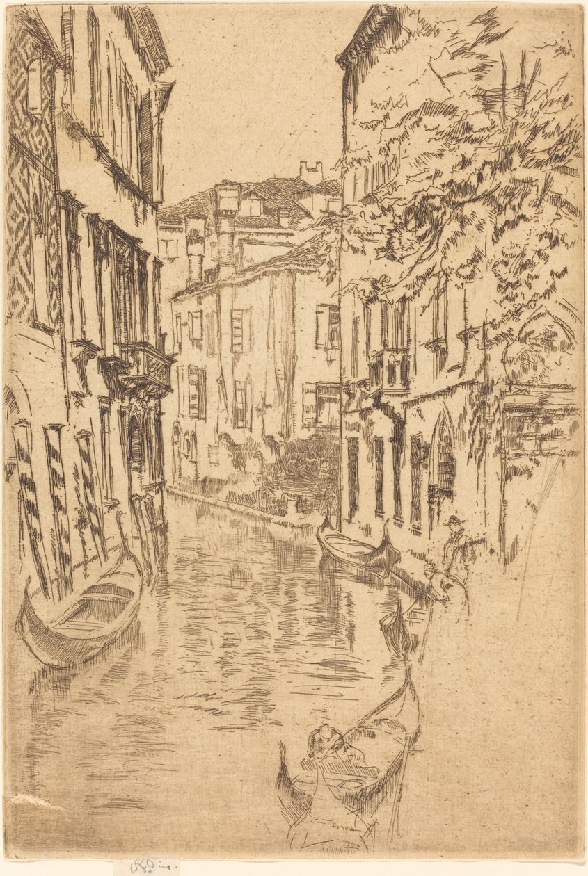 Canal tranquille - James Abbott McNeill Whistler