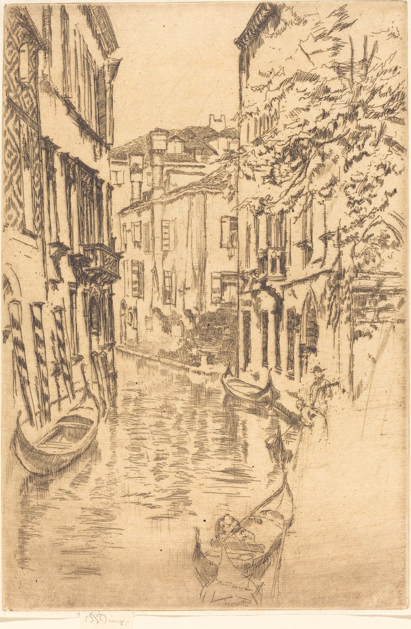 Canal tranquille - James Abbott McNeill Whistler