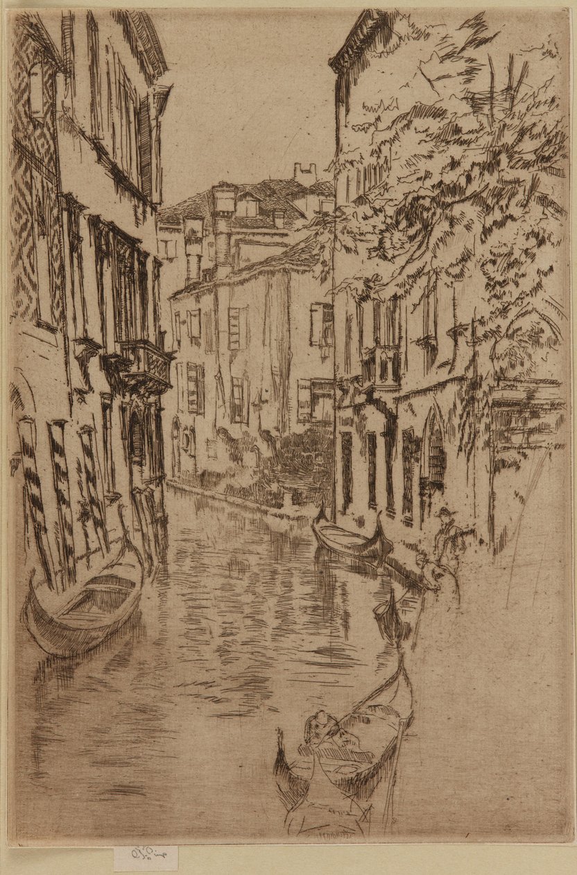 Canal tranquille - James Abbott McNeill Whistler