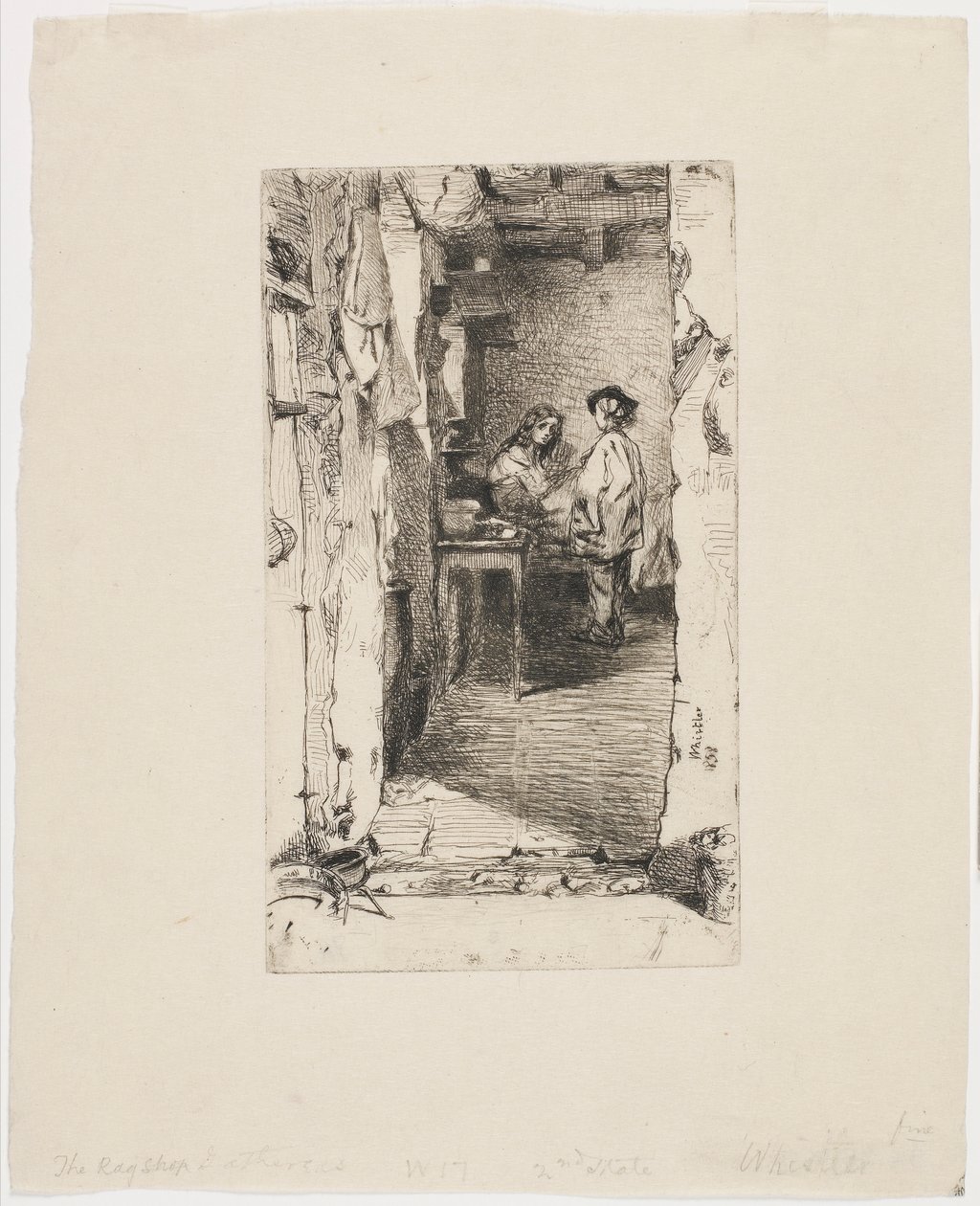 Chiffonniers, Quartier Mouffetard, Paris - James Abbott McNeill Whistler