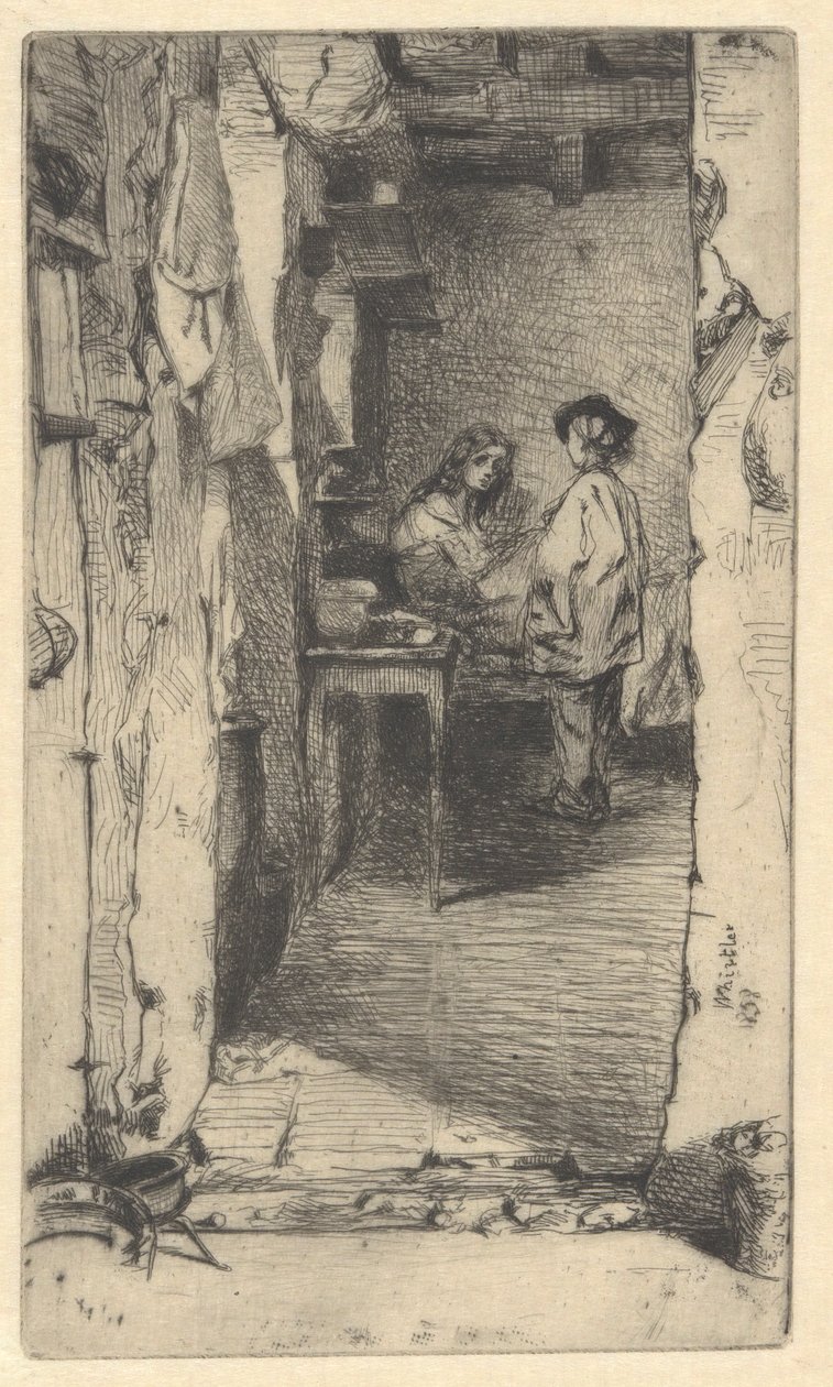 Chiffonniers, Quartier Mouffetard, Paris - James Abbott McNeill Whistler