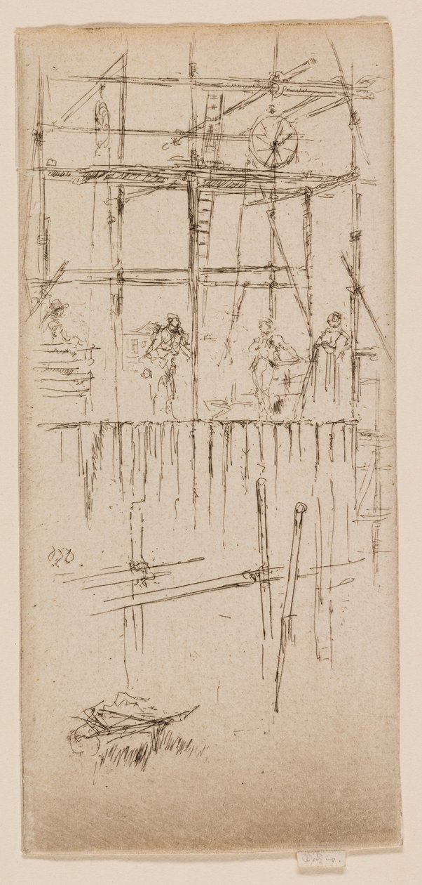 Échafaudage de Savoie - James Abbott McNeill Whistler