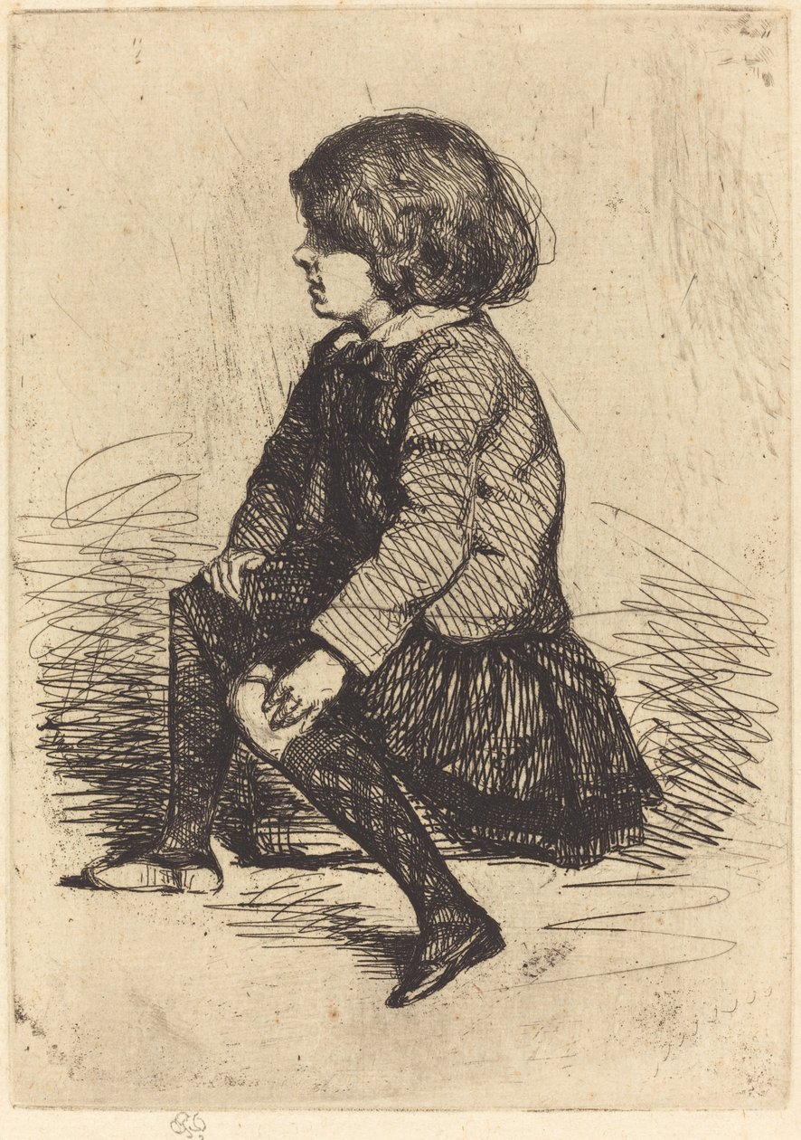 Seymour, assis - James Abbott McNeill Whistler