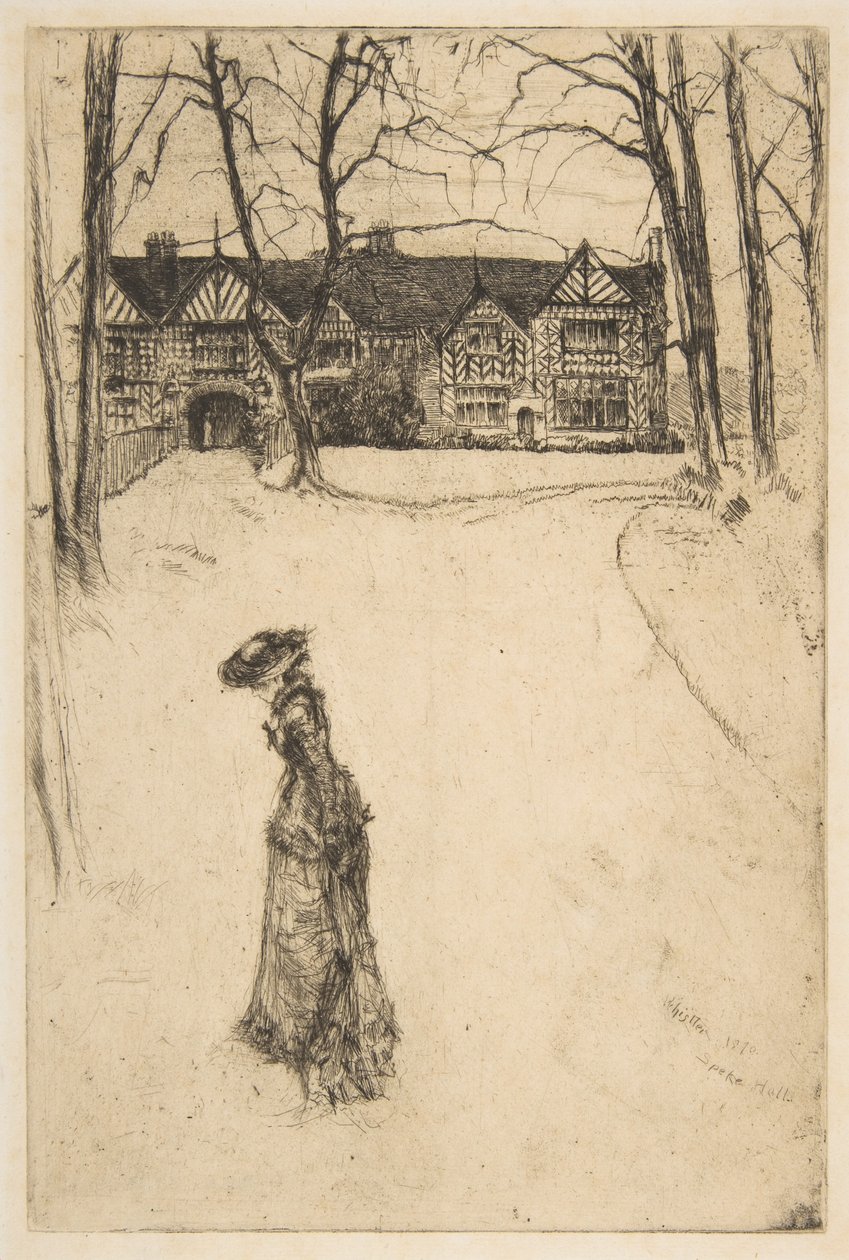 Speke Hall, no 1 - James McNeill Whistler