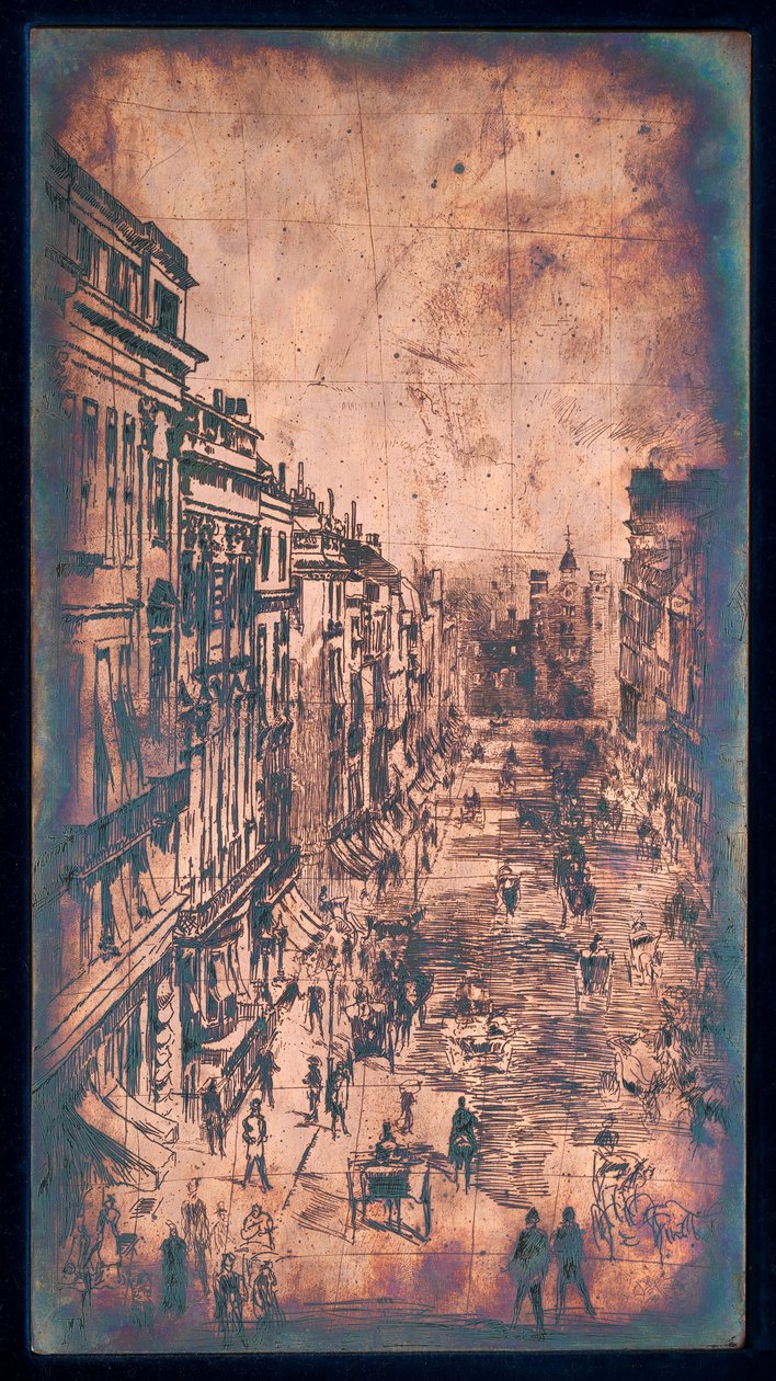 Rue St. James - James McNeill Whistler