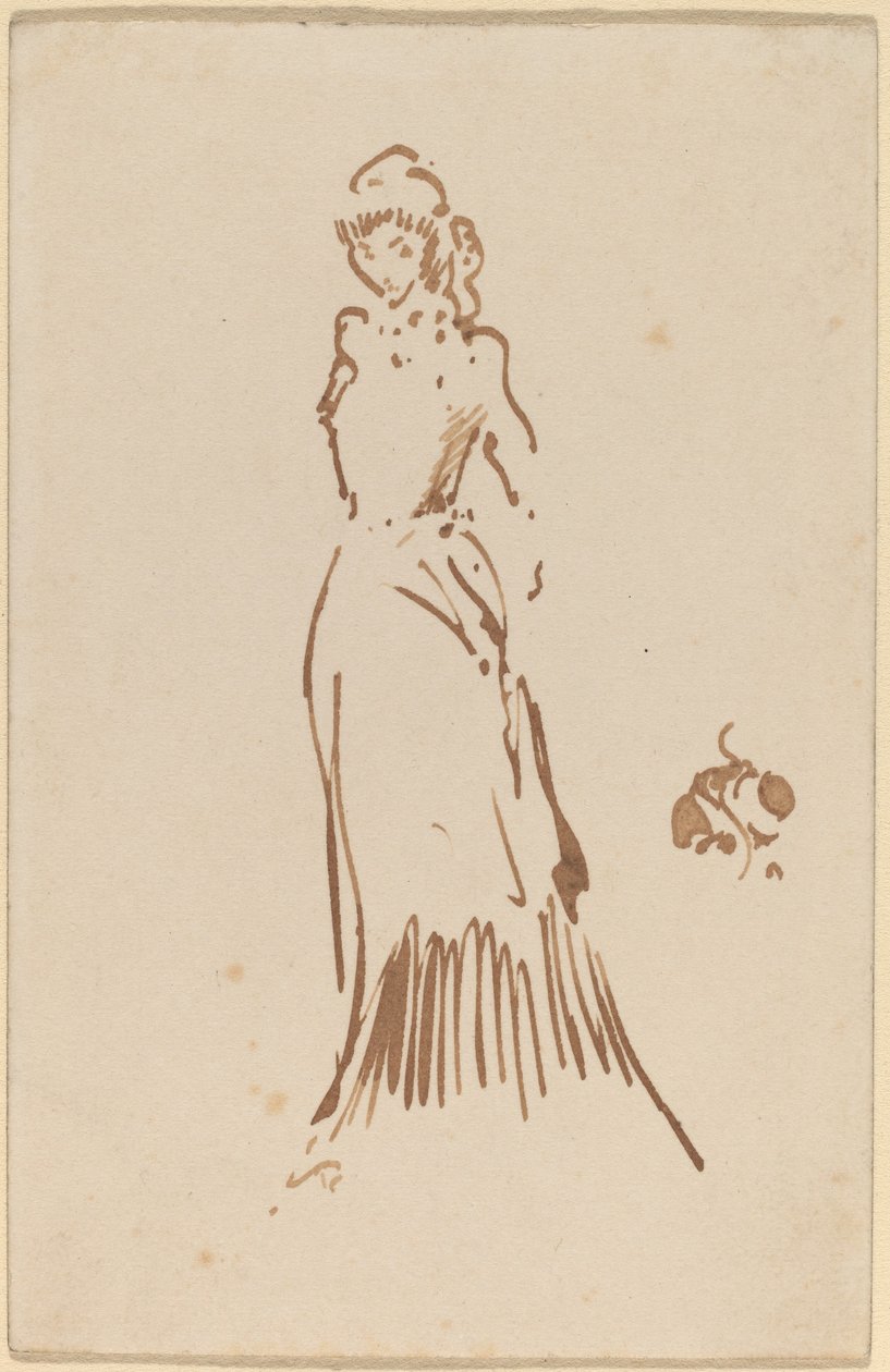 Figure féminine debout - James Abbott McNeill Whistler