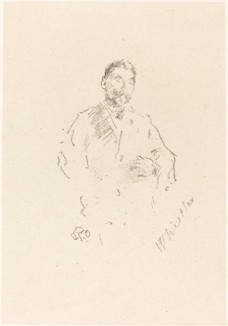 Stéphane Mallarmé, No. 2 - James Abbott McNeill Whistler