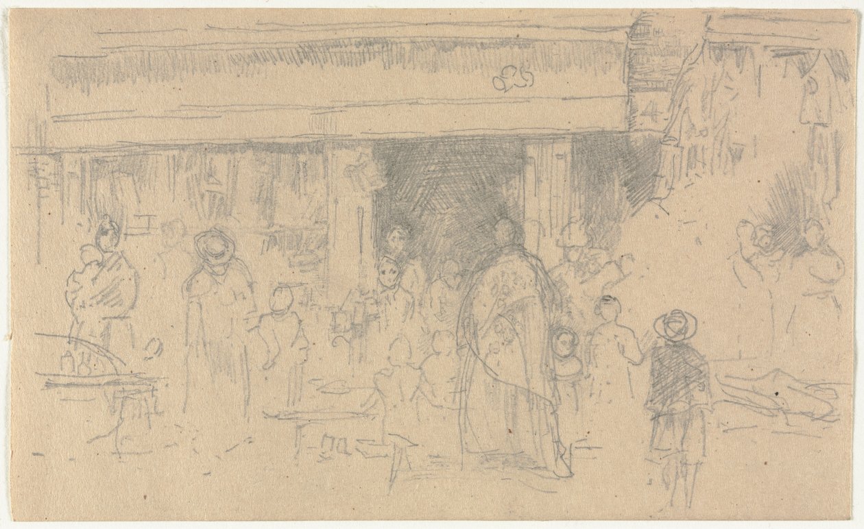 Scène de rue - James McNeill Whistler