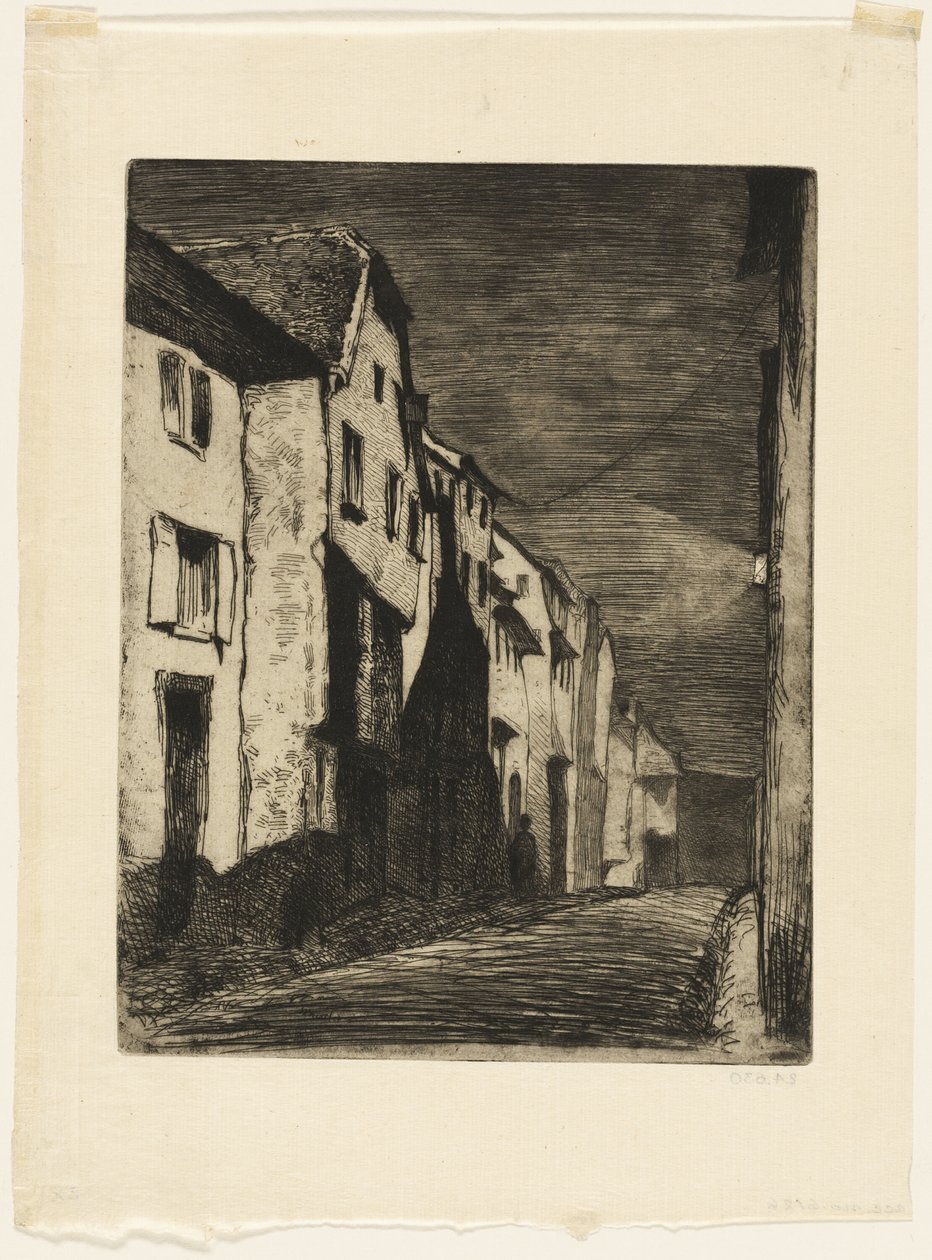 Rue à Saverne - James Abbott McNeill Whistler
