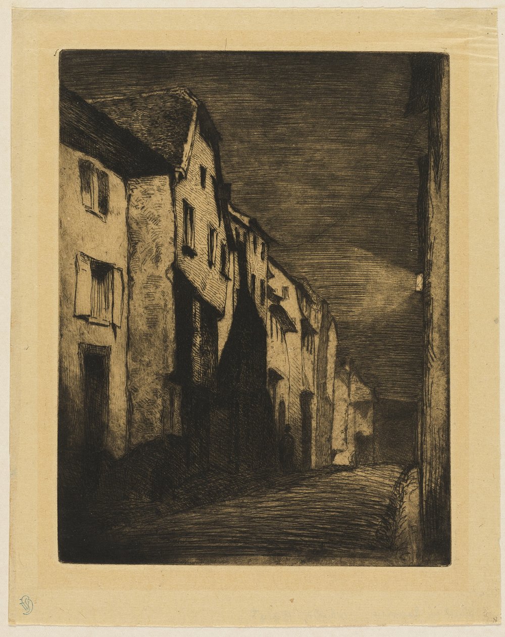 Rue à Saverne - James Abbott McNeill Whistler