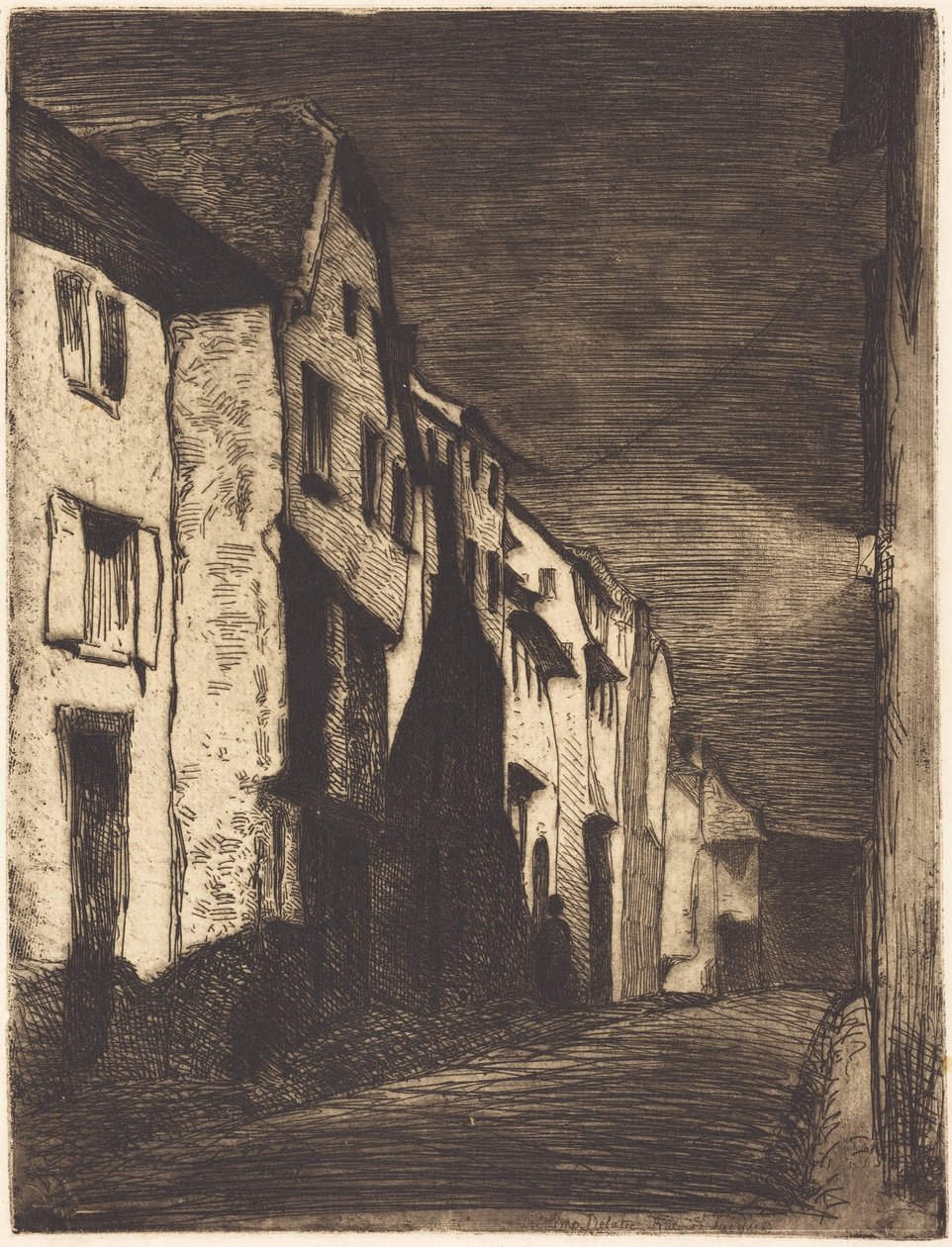 Rue de Saverne - James McNeill Whistler