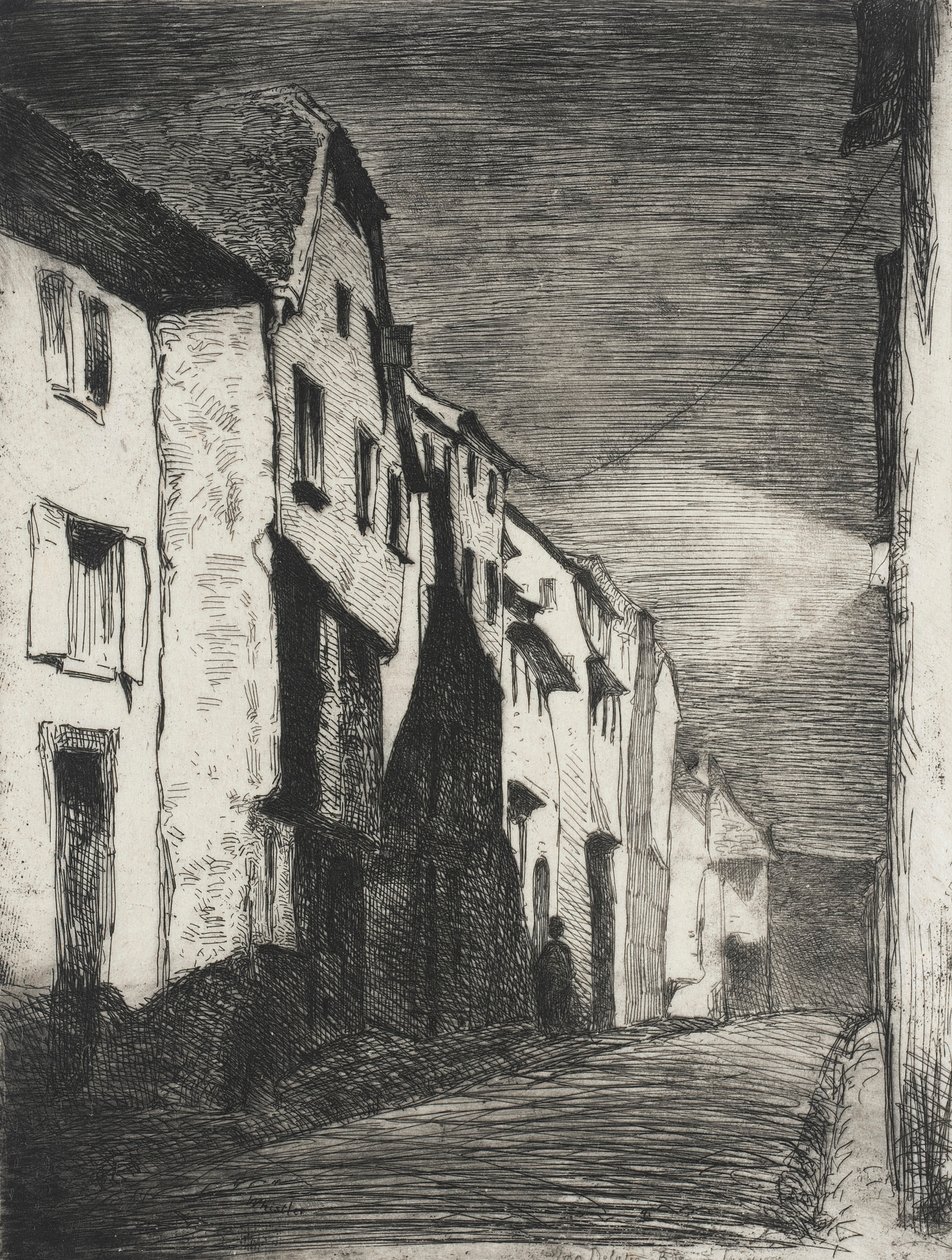Rue à Saverne - James McNeill Whistler