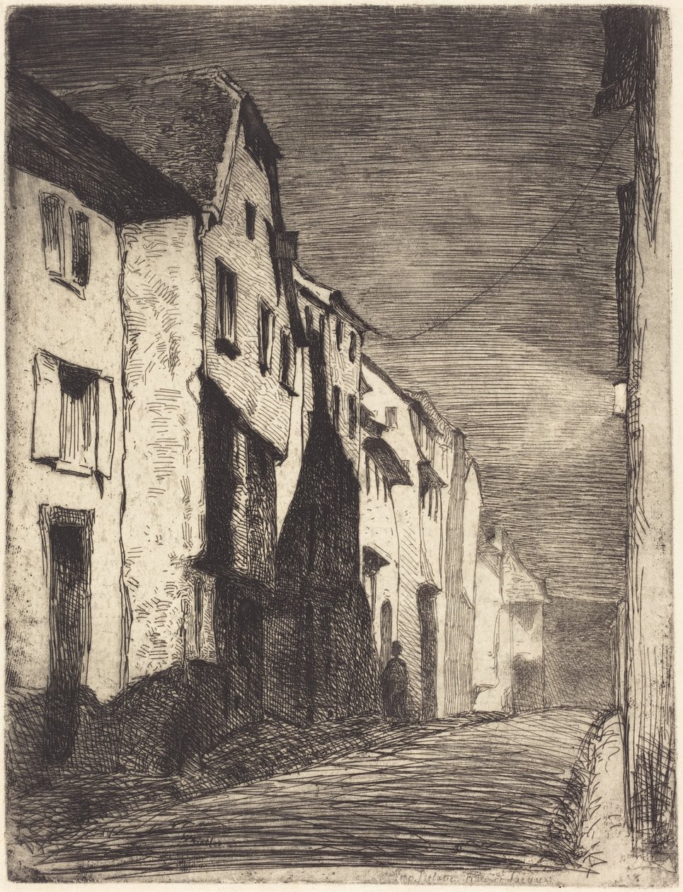 Rue à Saverne - James McNeill Whistler