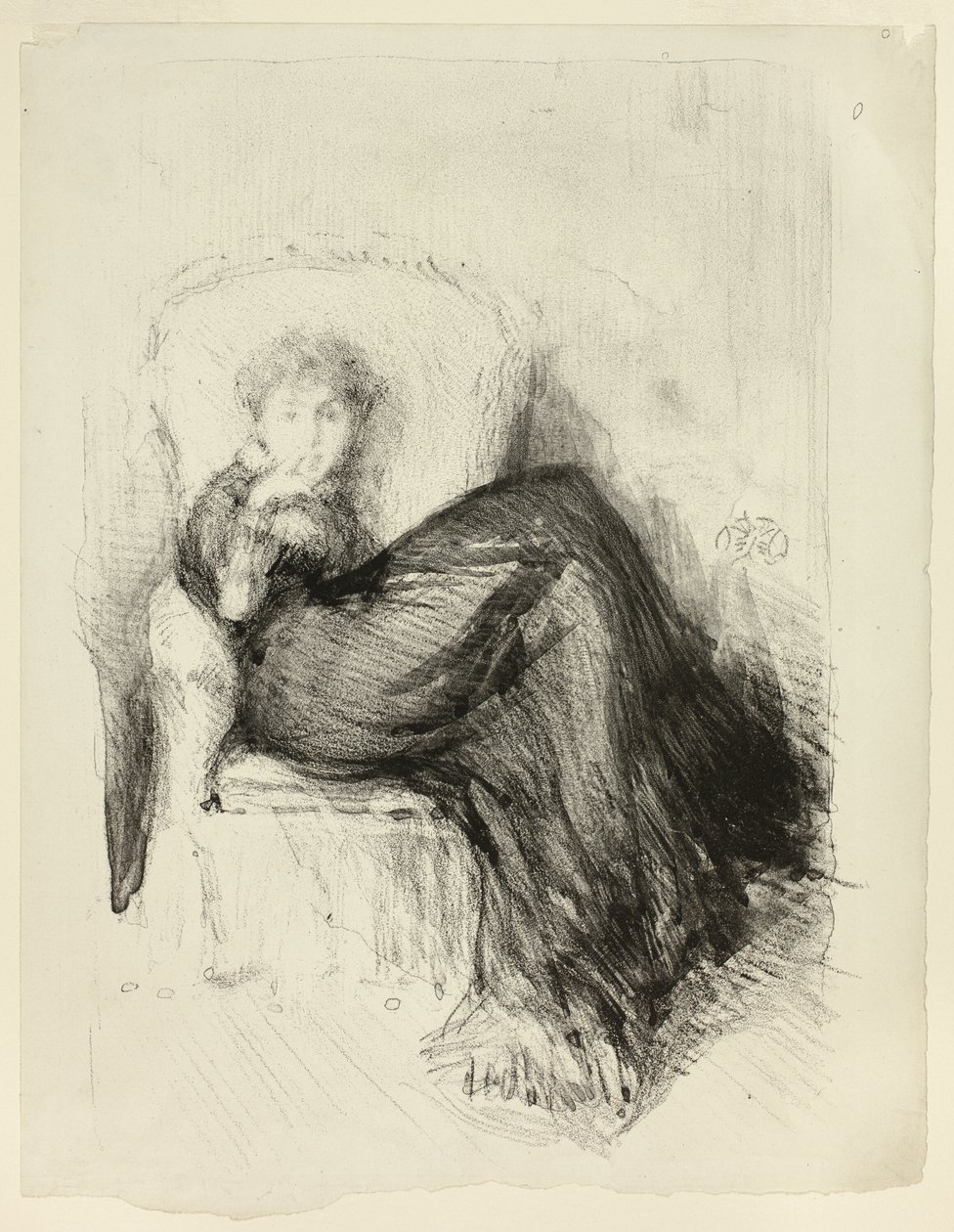 Étude : Maud assise - James Abbott McNeill Whistler