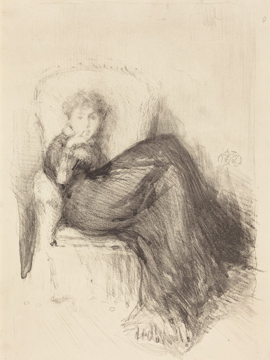 Étude : Maude assise - James McNeill Whistler