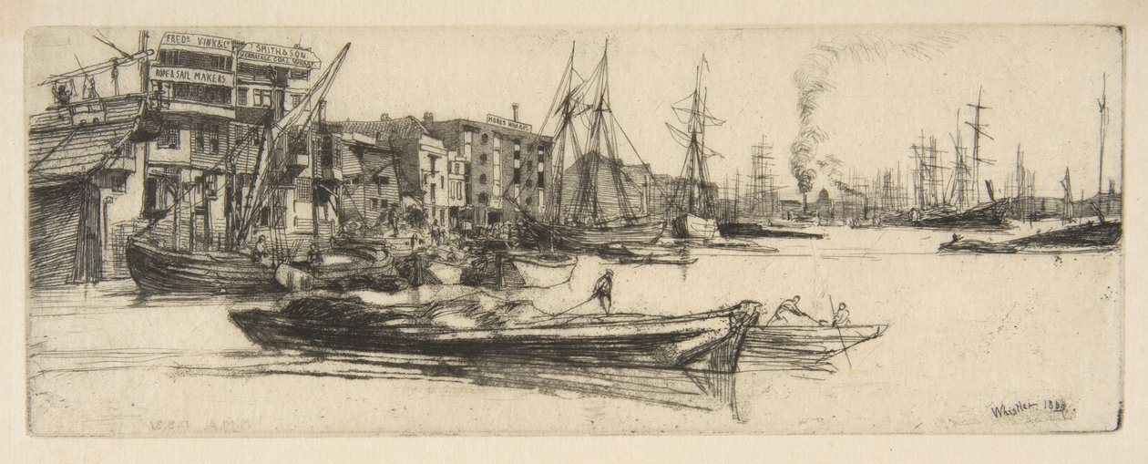Entrepôts de la Tamise - James McNeill Whistler