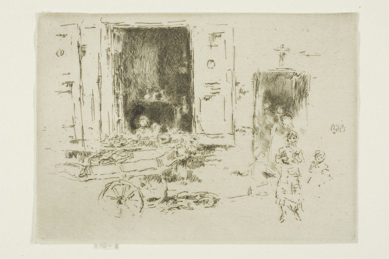 La Brouette - Quartier des Marolles, Bruxelles - James Abbott McNeill Whistler