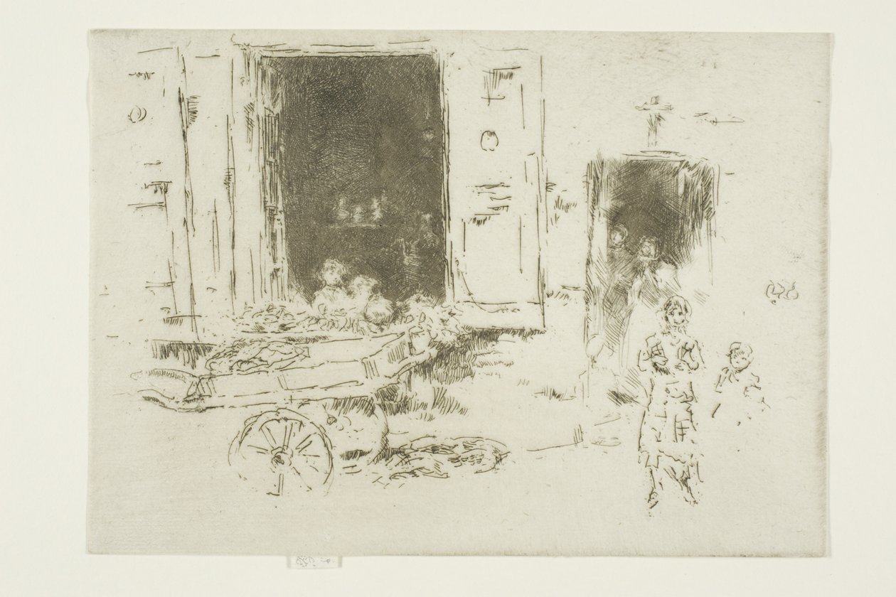 La Brouette - Quartier des Marolles, Bruxelles - James Abbott McNeill Whistler