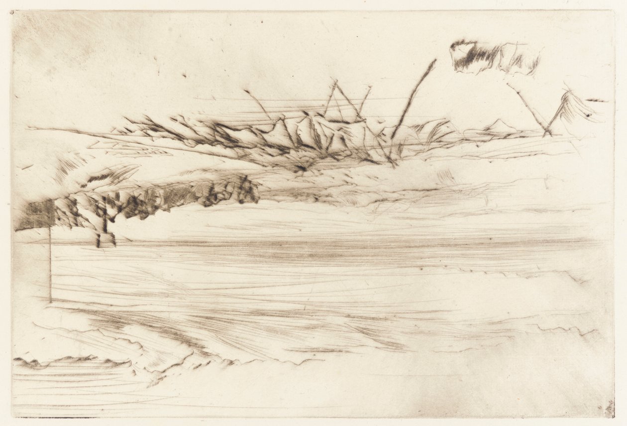 La plage, Hastings - James Abbott McNeill Whistler