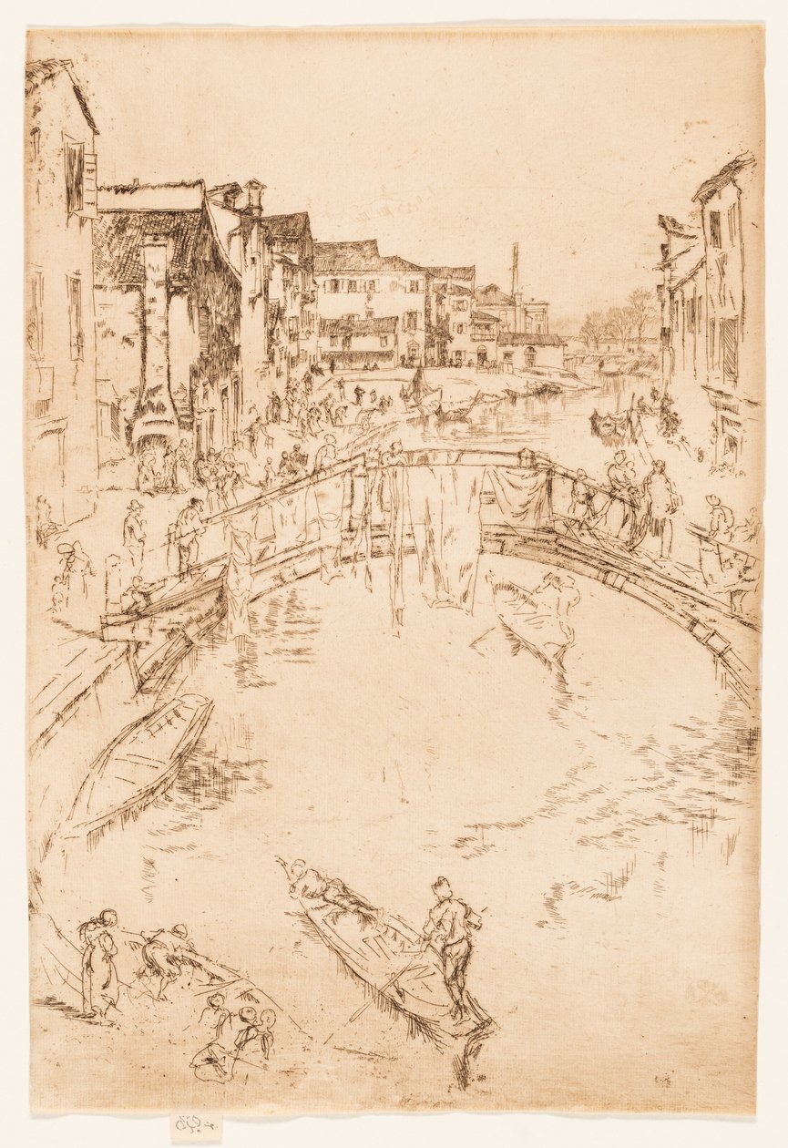 Le pont, Santa Marta - James Abbott McNeill Whistler