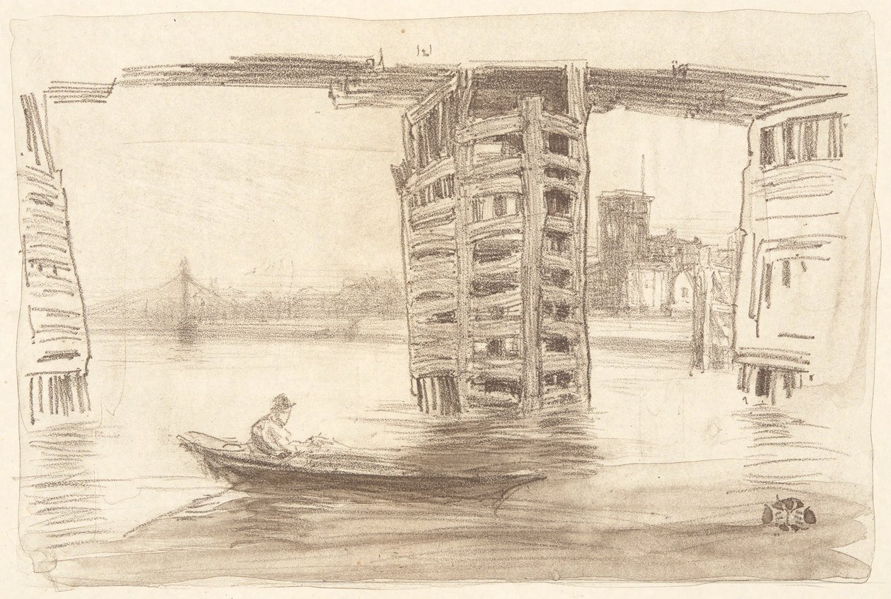 Le Grand Pont - James Abbott McNeill Whistler