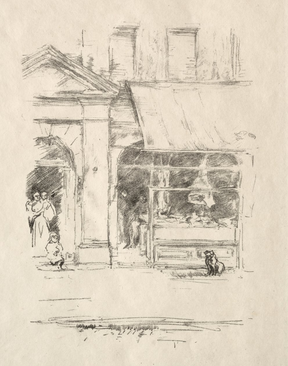 Le chien du boucher - James McNeill Whistler