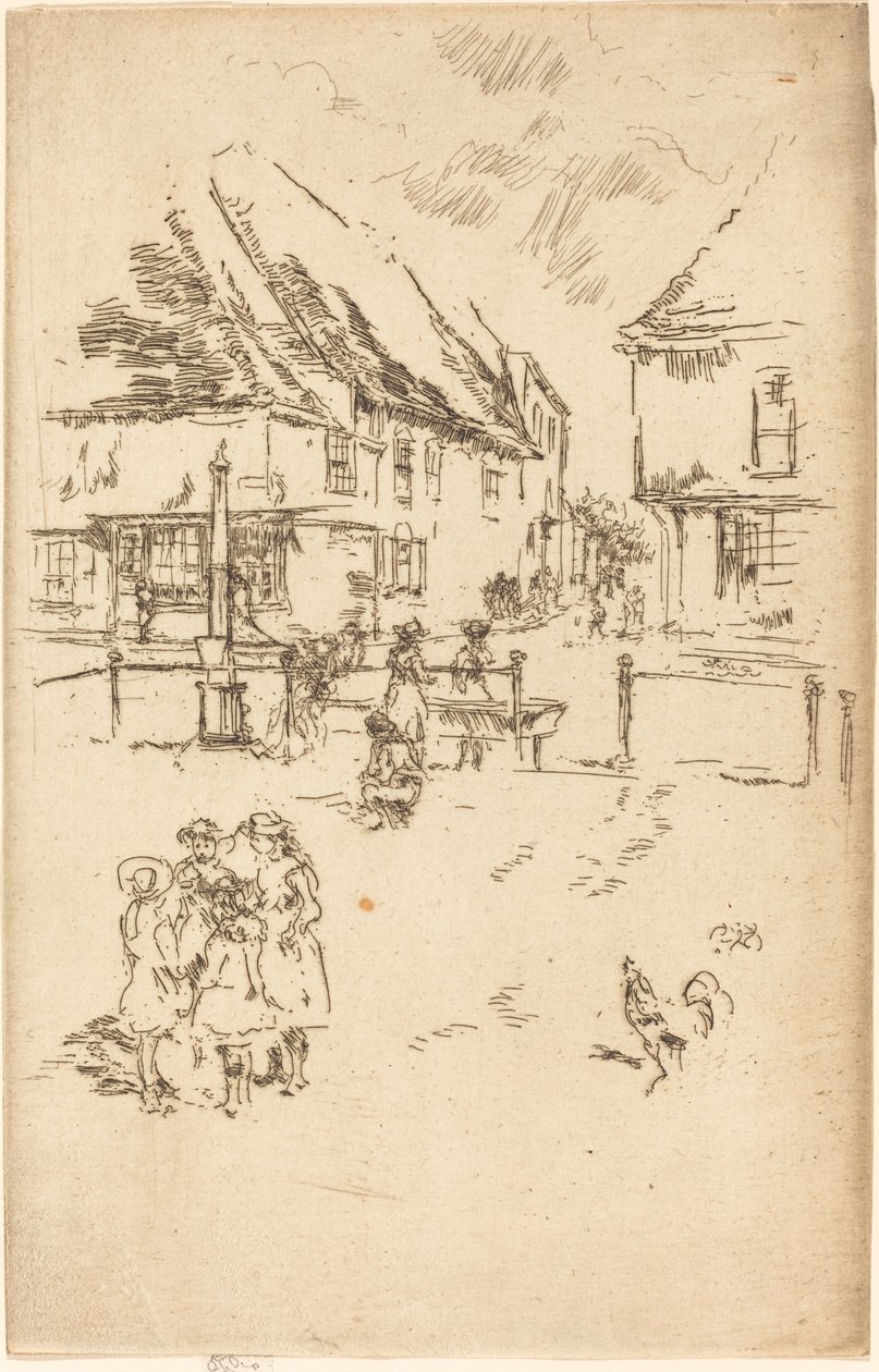 Le coq et la pompe - James Abbott McNeill Whistler