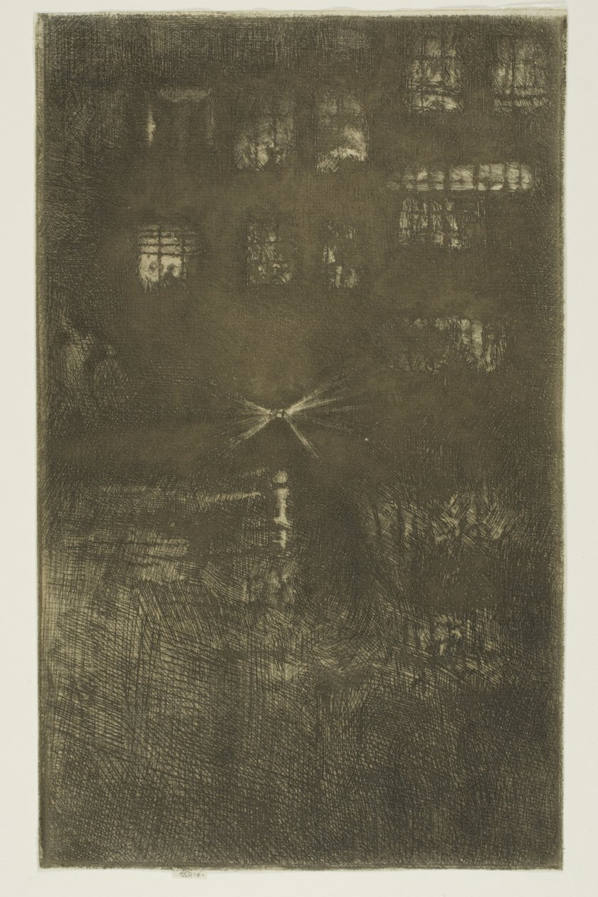 La Maison de la danse : Nocturne - James Abbott McNeill Whistler