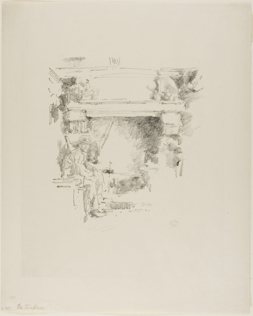 La cheminée - James Abbott McNeill Whistler