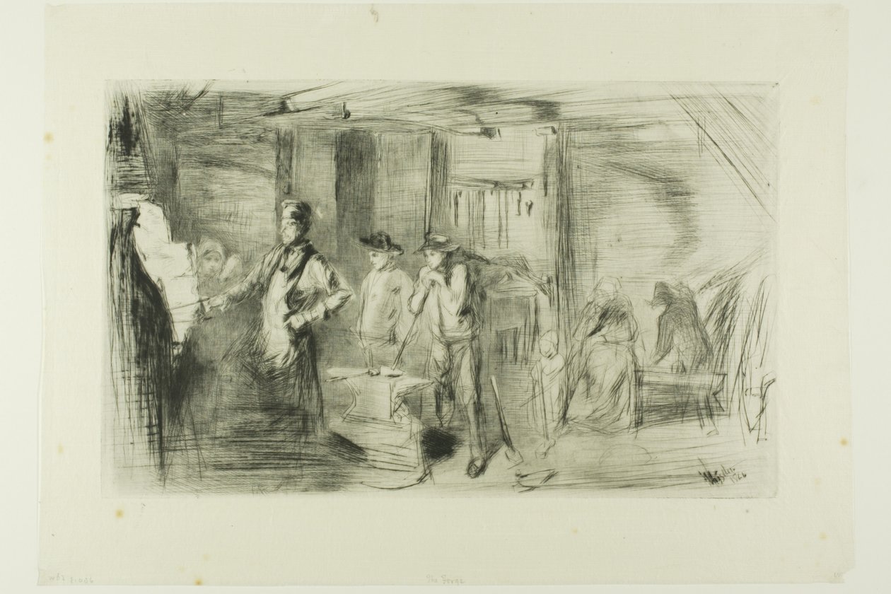 La forge - James Abbott McNeill Whistler