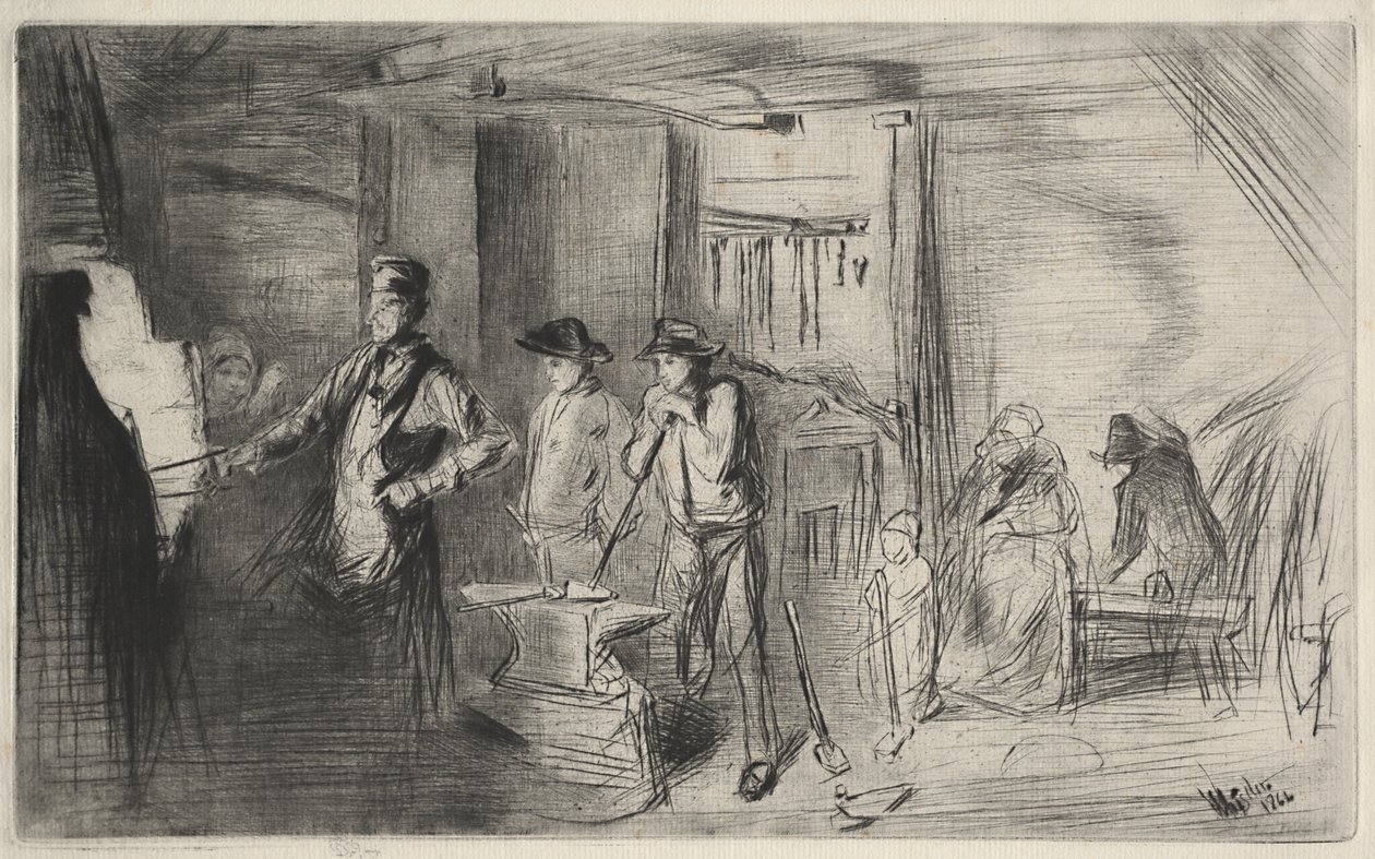 La Forge - James McNeill Whistler
