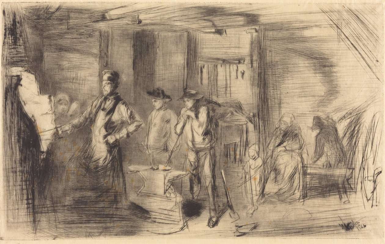 La Forge - James McNeill Whistler