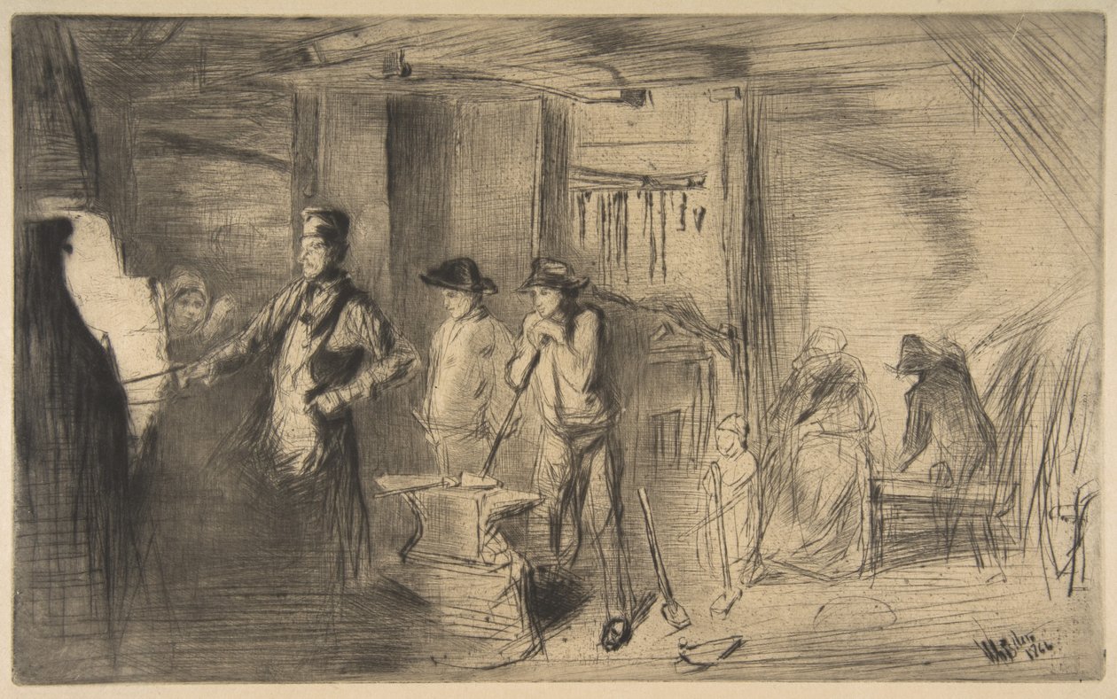La forge - James McNeill Whistler