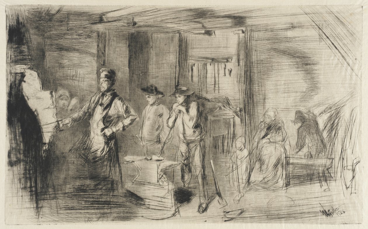 La forge - James McNeill Whistler