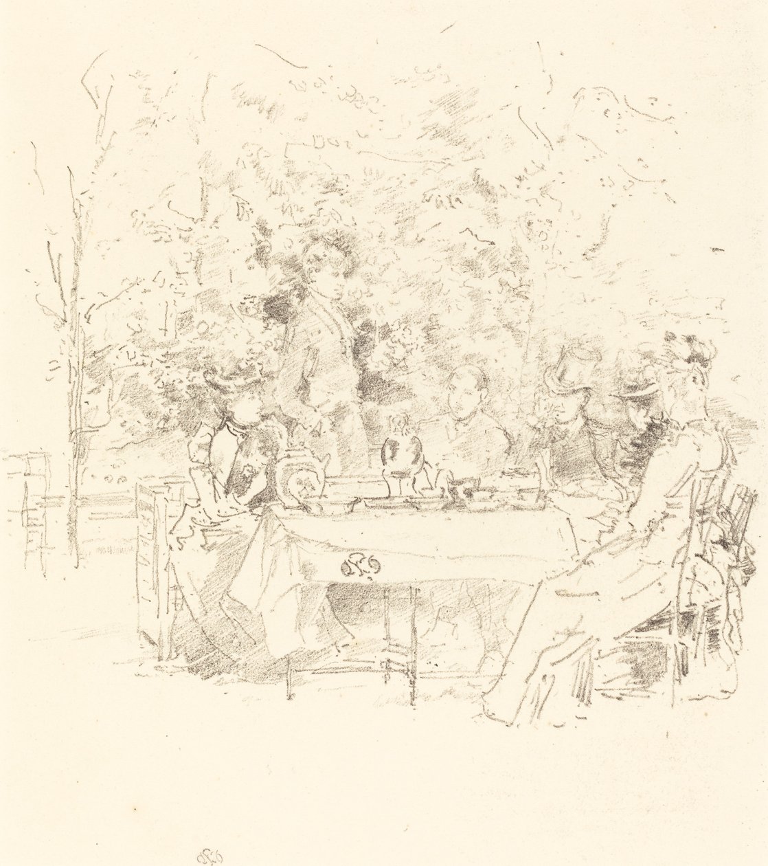 Le Jardin - James Abbott McNeill Whistler