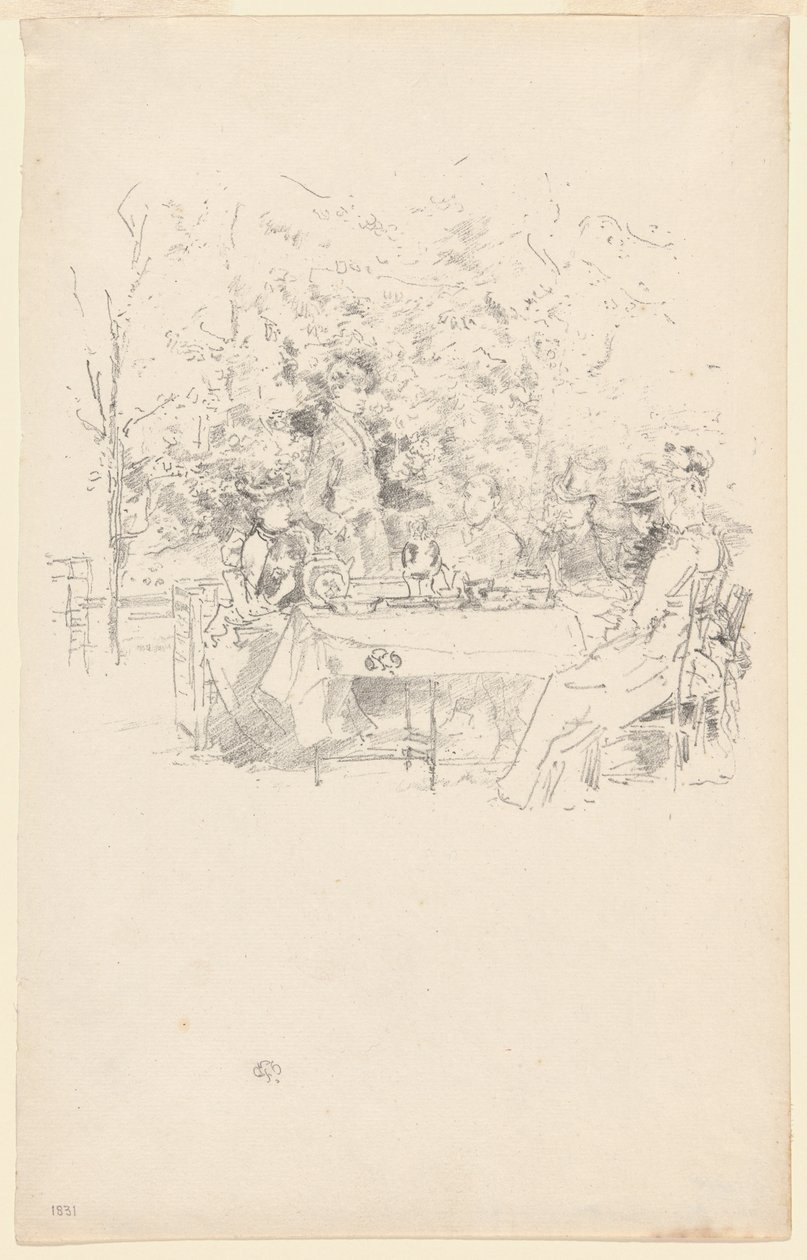 Le jardin - James Abbott McNeill Whistler