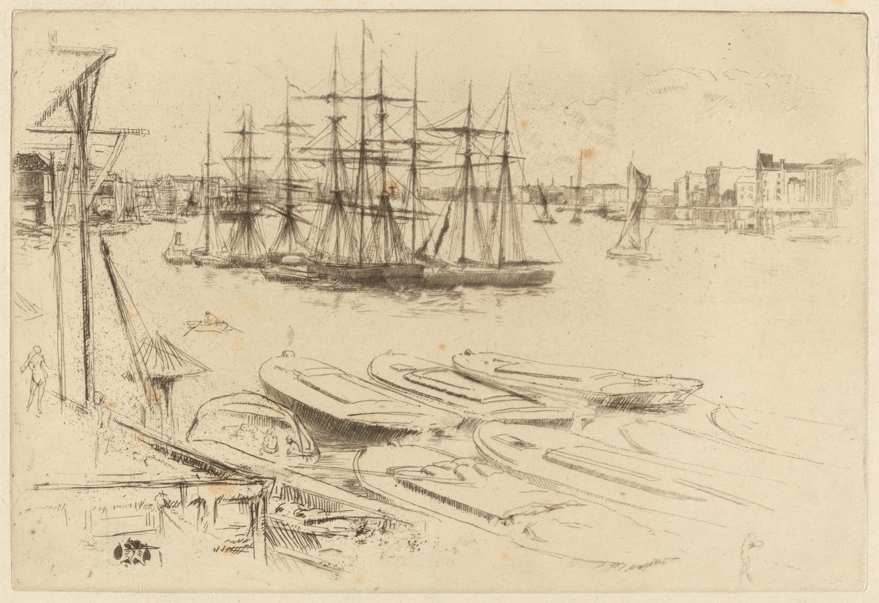 La grande piscine - James Abbott McNeill Whistler
