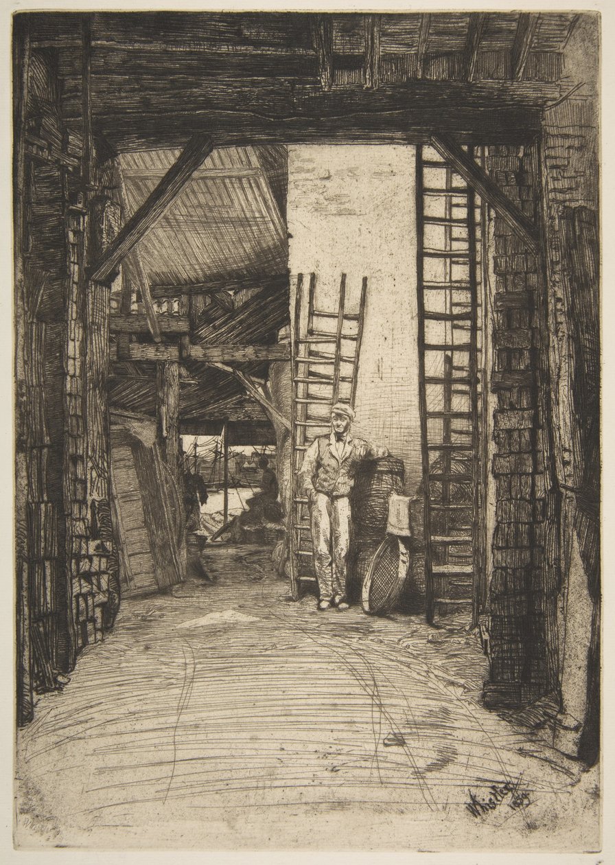 Le chaufournier (W. Jones, chaufournier, Thames Street) - James McNeill Whistler
