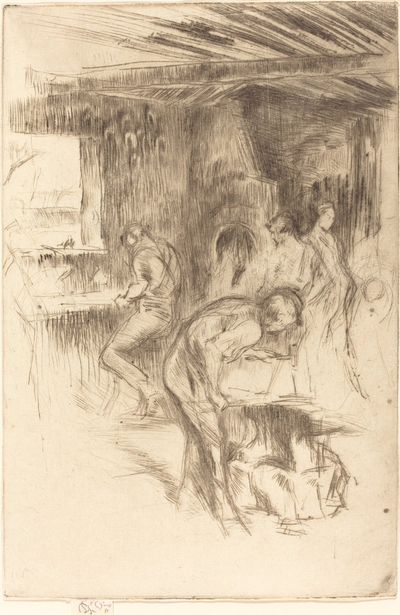 La petite forge - James Abbott McNeill Whistler
