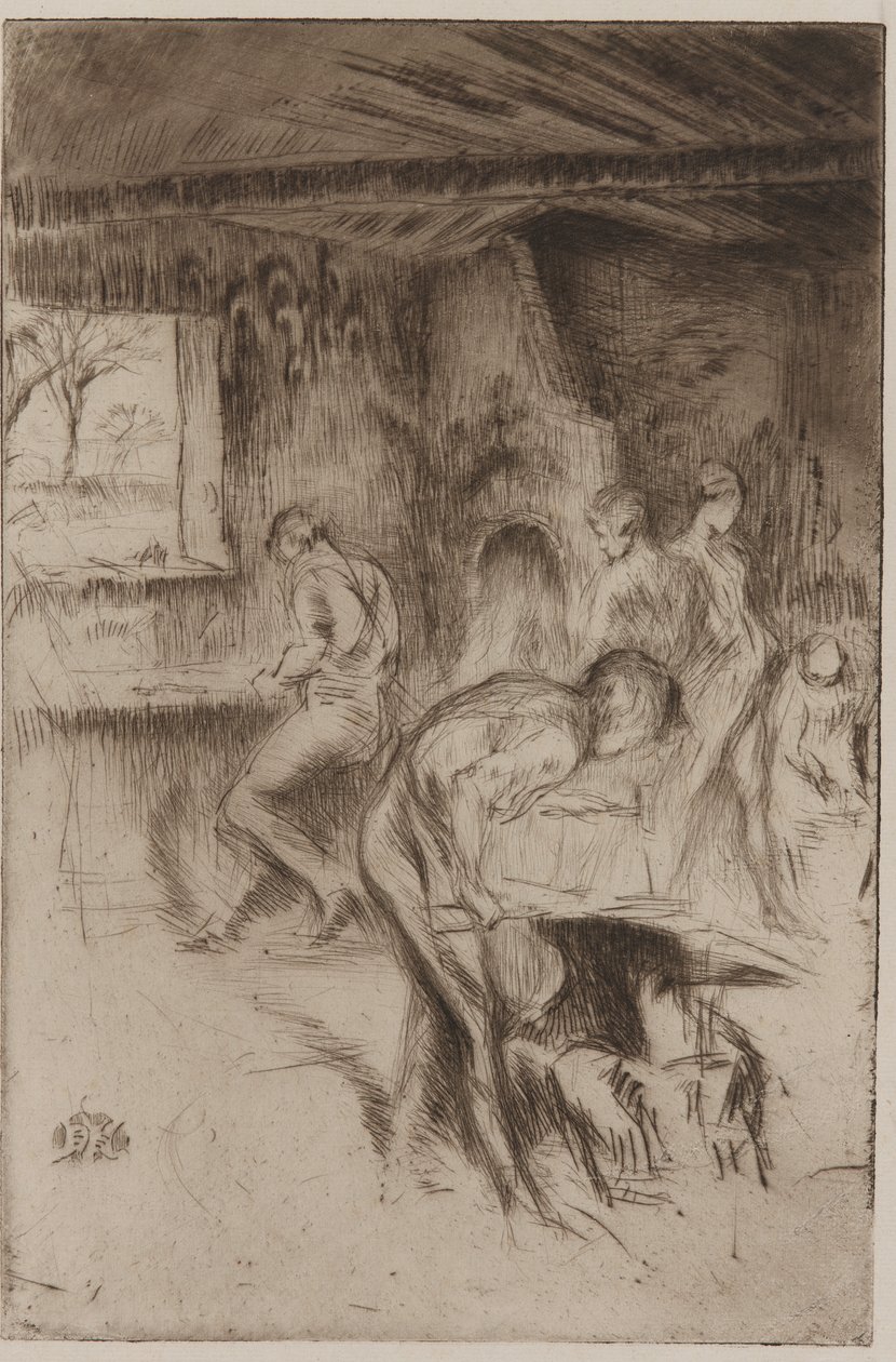 La Petite Forge, Liverpool - James Abbott McNeill Whistler