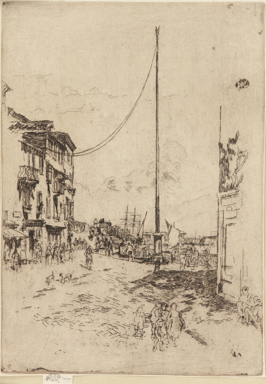 Le petit mât - James Abbott McNeill Whistler