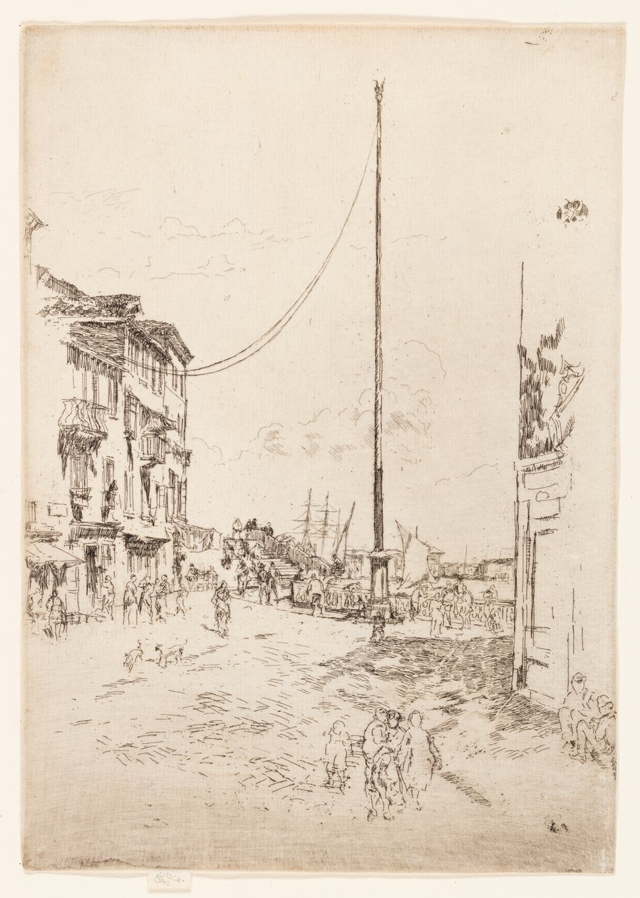 Le petit mât - James Abbott McNeill Whistler