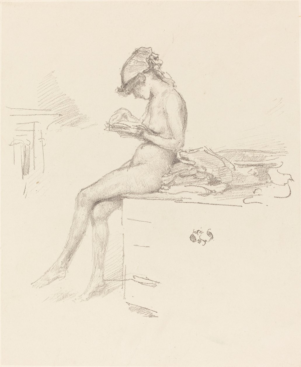Le petit modèle nu, lisant - James Abbott McNeill Whistler