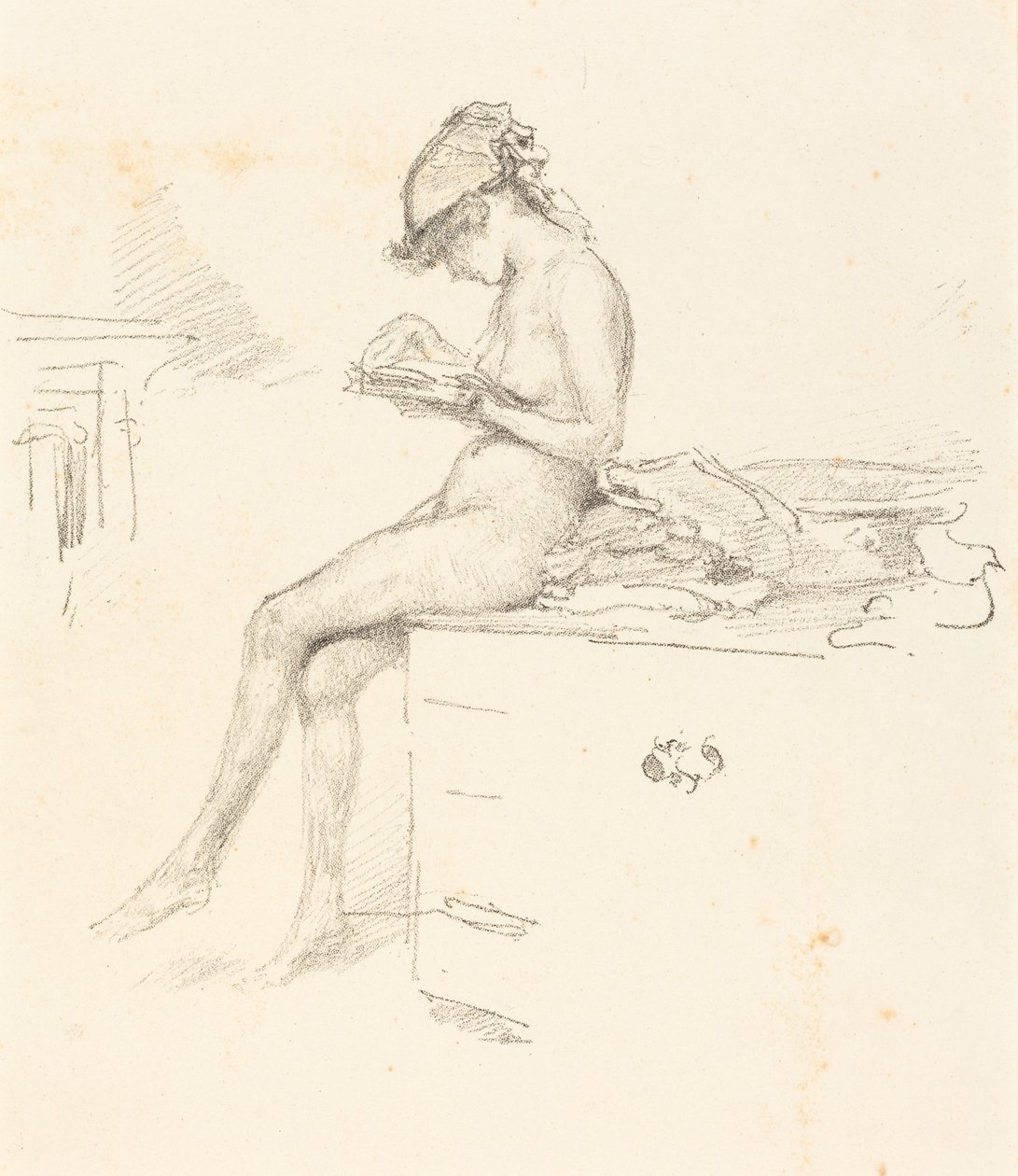 Le petit modèle nu, en train de lire - James McNeill Whistler