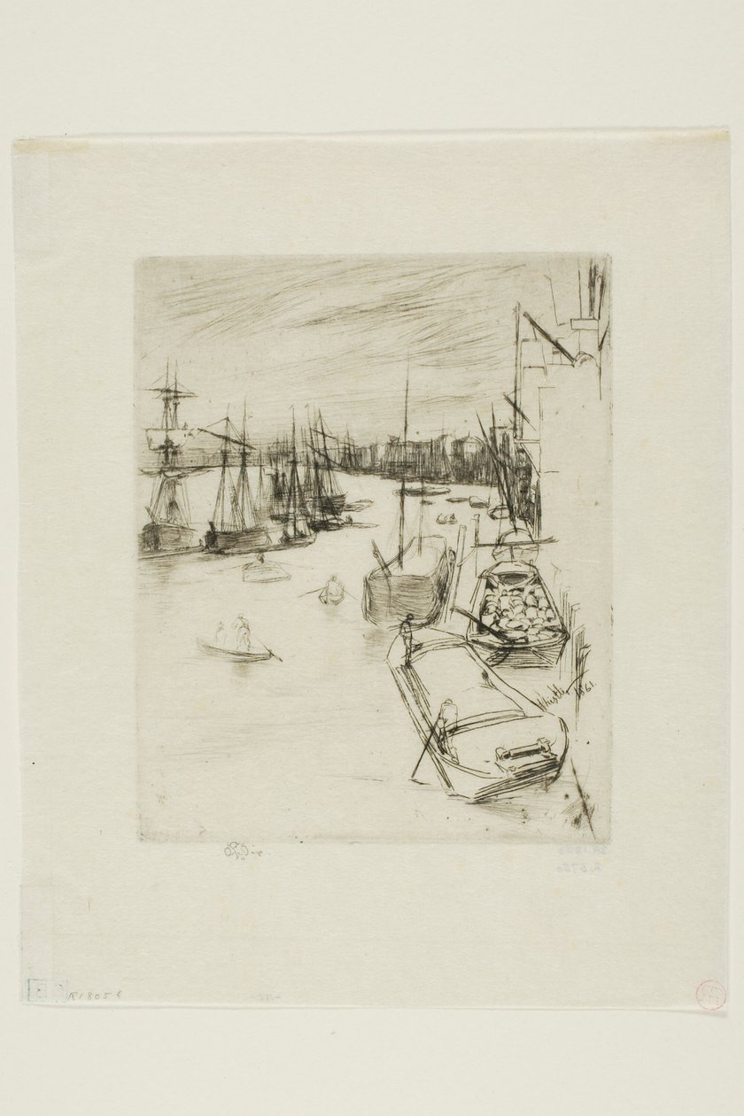 Le petit Rotherhithe - James Abbott McNeill Whistler