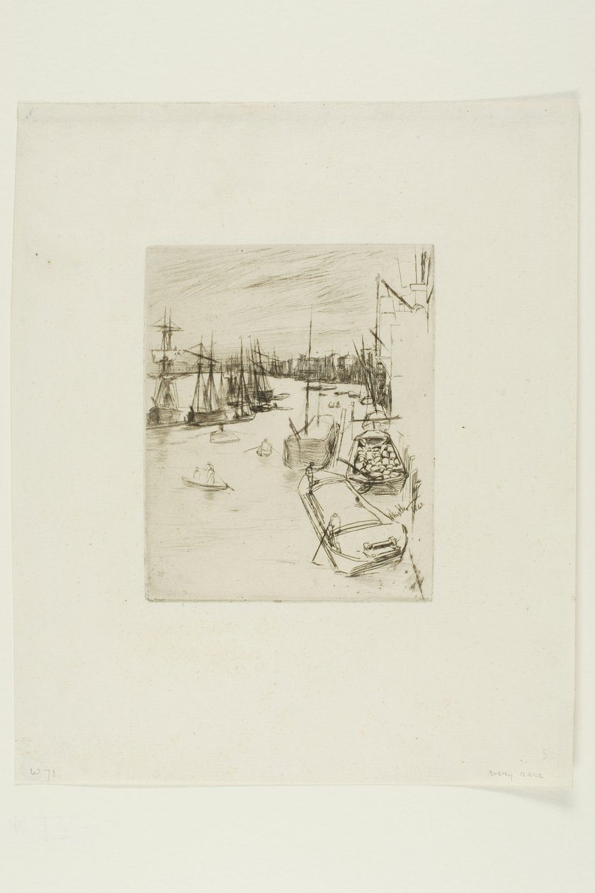 Le Petit Rotherhithe - James Abbott McNeill Whistler