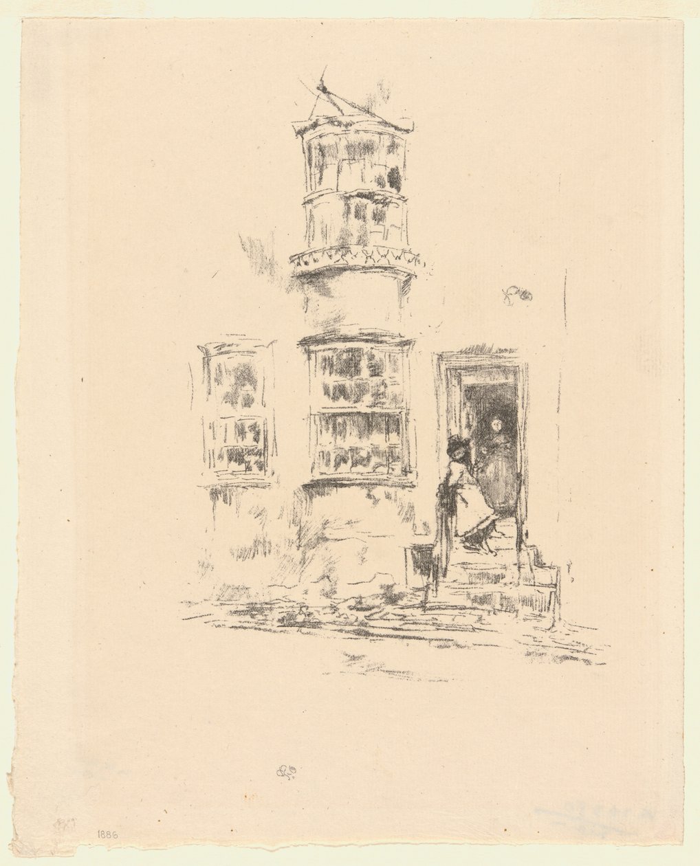Les Petits Pas, Lyme Regis - James Abbott McNeill Whistler