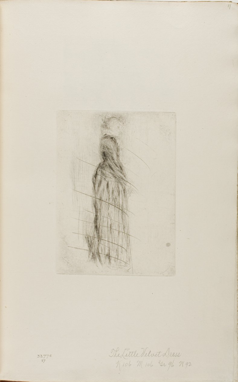 La petite robe de velours - James Abbott McNeill Whistler