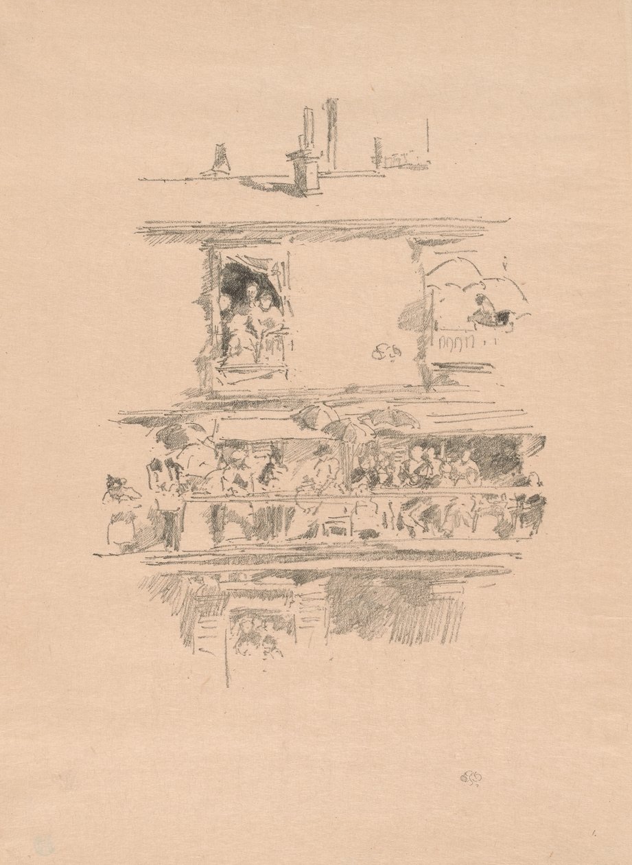 Le long balcon - James McNeill Whistler