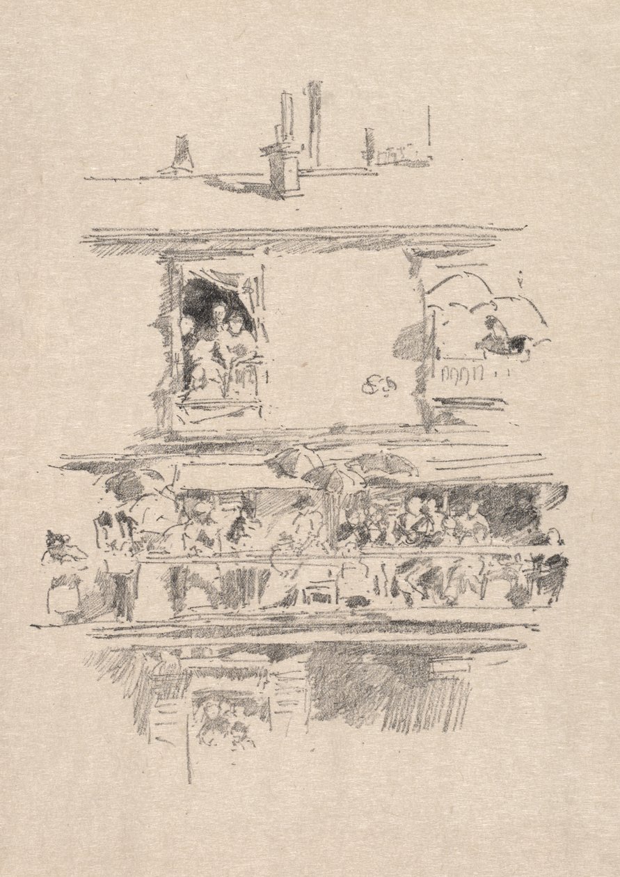 Le long balcon - James McNeill Whistler